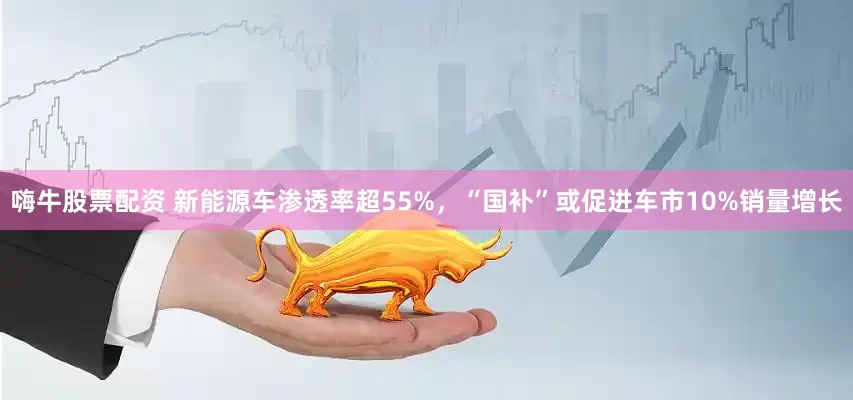 嗨牛股票配资 新能源车渗透率超55%，“国补”或促进车市10%销量增长
