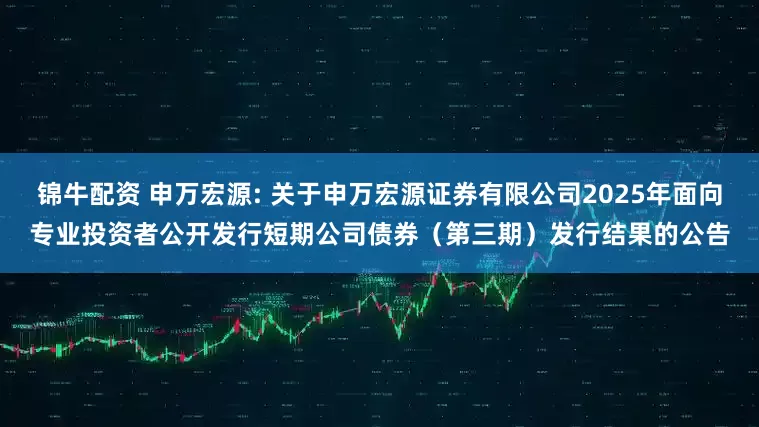 锦牛配资 申万宏源: 关于申万宏源证券有限公司2025年面向专业投资者公开发行短期公司债券（第三期）发行结果的公告